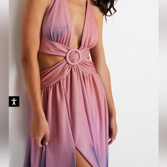 NWOT PATBO LUREX GOWN 😍 - Picture 6 of 7